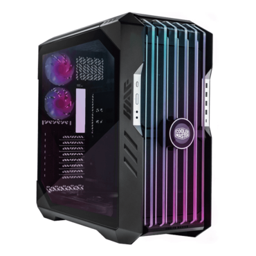 HAF 700 EVO Tempered Glass, No PSU, E-ATX, Titanium Grey, Full Tower Case