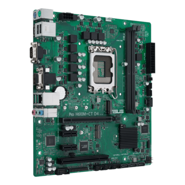 Pro H610M-CT D4-CSM, Intel® H610 Chipset, LGA 1700, DP, microATX Motherboard