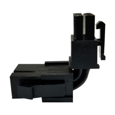 Premium 90-Degree 6-Pin VGA GPU Graphics Card Angle Connector Adapter (Type B)