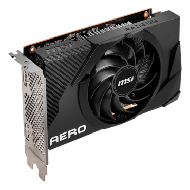 Radeon™ RX 6400 AERO ITX 4G, 1923 - 2321MHz, 4GB GDDR6, Graphics Card