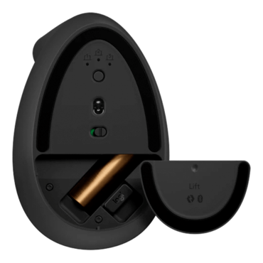 Lift Left, 4000-dpi, Wireless/Bluetooth, Graphite, Optical Ergonomic Mouse