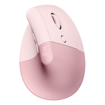 Lift, 4000-dpi, Wireless/Bluetooth, Rose, Optical Ergonomic Mouse