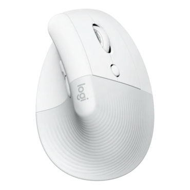 Lift for Business, 4000-dpi, Wireless/Bluetooth, Off-White, Optical Ergonomic Mouse