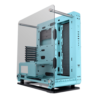 Core P6 TG, Tempered Glass, No PSU, ATX, Turquoise, Mid Tower Case