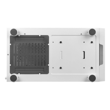 NX410 W Tempered Glass, No PSU, ATX, White Mid Tower Case