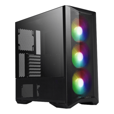 LANCOOL II MESH RGB Type C, Tempered Glass, No PSU, E-ATX, Black, Mid Tower Case