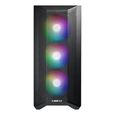 LANCOOL II MESH RGB Type C, Tempered Glass, No PSU, E-ATX, Black, Mid Tower Case