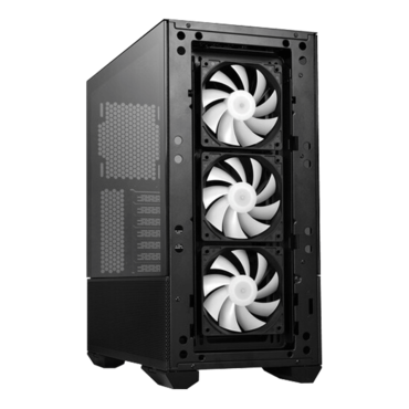 LANCOOL II MESH RGB Type C, Tempered Glass, No PSU, E-ATX, Black, Mid Tower Case