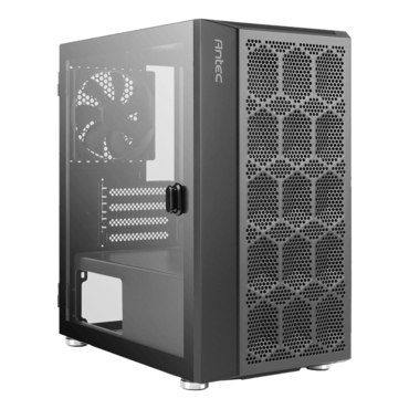 NX200M Tempered Glass, No PSU, microATX, Black, Mini Tower Case