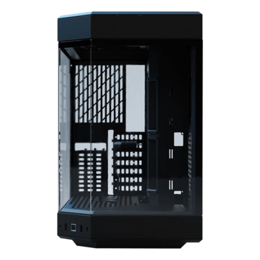 Y60, Tempered Glass, No PSU, E-ATX, Black, Mid Tower Case