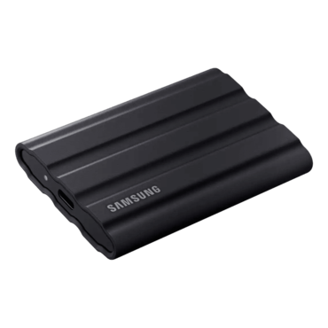 1TB T7 Shield 1050 / 1000 MB/s, USB 3.2 Gen 2, Black, Rugged External SSD