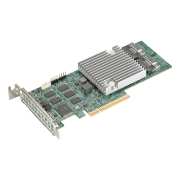 AOC-S3916L-H16IR-32DD, SAS 12Gb/s, 16-Port, PCIe 4.0 x8, Controller with 8GB Cache