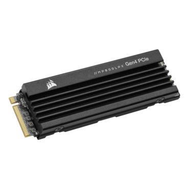 1TB MP600 PRO LPX, w/ Heatsink, 7100 / 5800 MB/s, 3D TLC NAND, PCIe NVMe 4.0 x4, M.2 2280 SSD