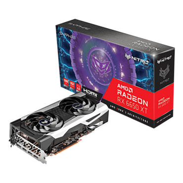 Radeon™ RX 6650 XT NITRO+, 2055 - 2694MHz, 8GB GDDR6, Graphics Card
