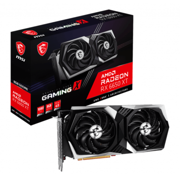 Radeon™ RX 6650 XT GAMING X 8G, 2523 - 2694MHz, 8GB GDDR6, Graphics Card