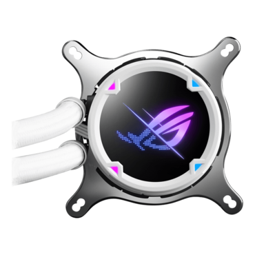 ROG Strix LC II 240 ARGB White Edition, 240mm Radiator, Liquid Cooling System