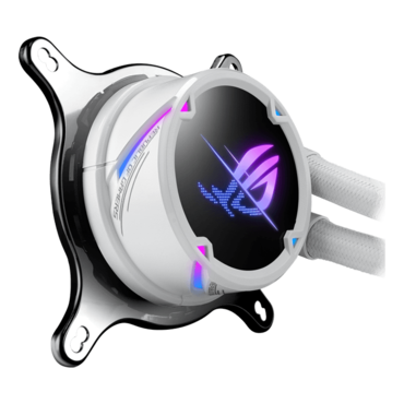 ROG Strix LC II 240 ARGB White Edition, 240mm Radiator, Liquid Cooling System