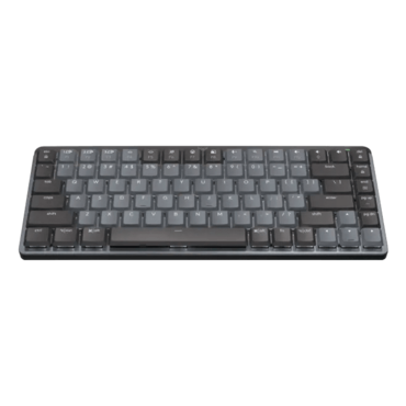MX MECHANICAL Mini, White, MX Clicky, Bluetooth/Wireless, Graphite, Mechanical Gaming Keyboard