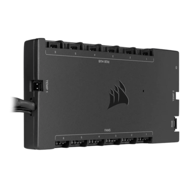 iCUE COMMANDER CORE XT, 6-Channels Fan, Smart RGB Lighting and Fan Speed Controller