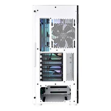 H570 TG ARGB Snow, Tempered Glass, No PSU, E-ATX, White, Mid Tower Case