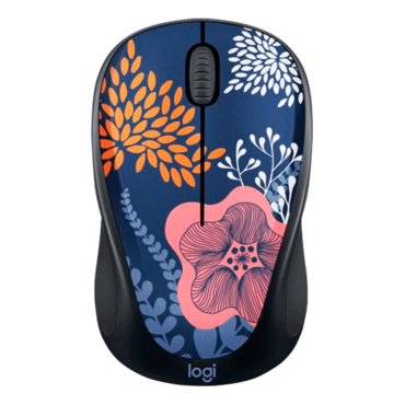 M317, 1000-dpi, Wireless, Forest Floral, Optical Mouse