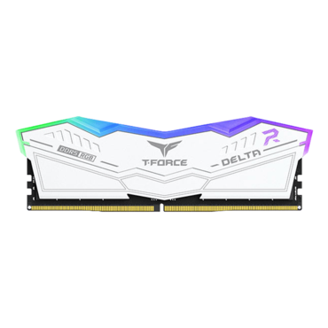 32GB (2 x 16GB) DELTA RGB DDR5 5200MHz, CL40, White, RGB LED, DIMM Memory