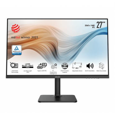 Modern MD272QP, 27&quot; IPS, 2560 x 1440 (QHD), 4 ms, 75Hz, Monitor