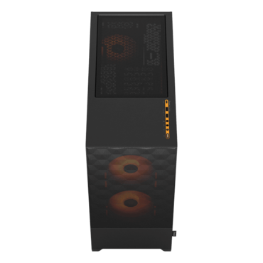 Pop Air RGB, Tempered Glass, No PSU, ATX, Black/Orange, Mid Tower Case
