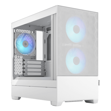 Pop Mini Air RGB, Tempered Glass, No PSU, microATX, White, Mini Tower Case