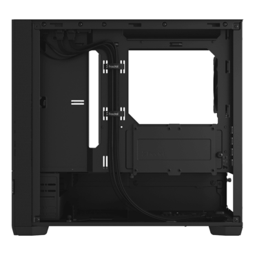 Pop Mini Silent, Tempered Glass, No PSU, microATX, Black, Mini Tower Case