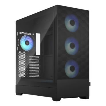 Pop XL Air RGB TG Clear, Tempered Glass, No PSU, E-ATX, Black, Full Tower Case