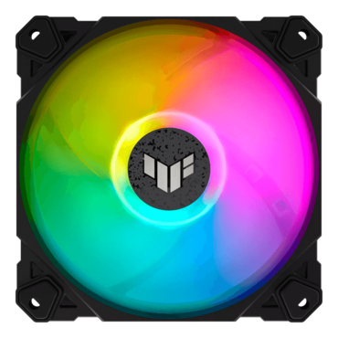 TUF Gaming TF120 ARGB, 1 x 120mm, 1900 RPM, 76 CFM, 29 dBA, Cooling Fan