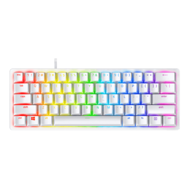 Huntsman Mini, RGB, Razer Red Optical, Wired, Mercury, Mechanical Gaming Keyboard