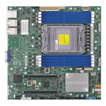 X12SPZ-LN4F, Intel® C621A Chipset, LGA 4189, 4x 1GbLAN, microATX Motherboard