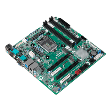 IMB-X1313, Intel® W480E Chipset, LGA 1200, 6x COM, 1x 1 GbLAN, 1x 2.5 GbLAN, microATX Motherboard