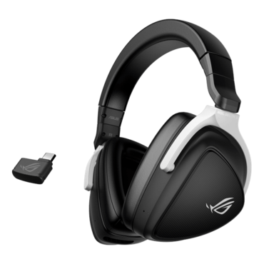 ROG Delta S Wireless, Virtual 7.1 Surround Sound, Bluetooth/Wireless, Black, Gaming Headset