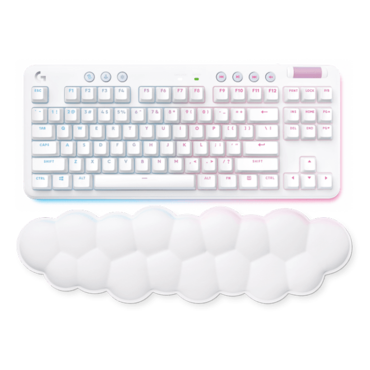 G715, RGB, GX Brown, Wireless/Bluetooth, White, Mechanical Gaming Keyboard