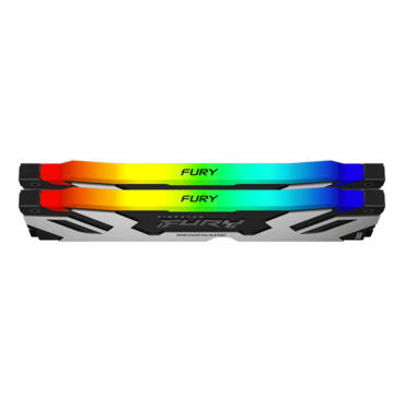 32GB (2 x 16GB) FURY Renegade DDR5 6400MT/s, CL32, Black/Silver, RGB LED, DIMM Memory