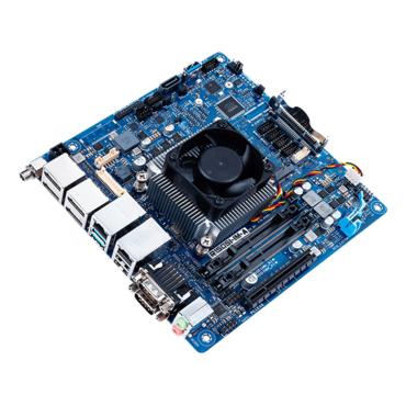 R1505I-IM-A, AMD Ryzen™ Embedded R1505G, 6x COM, 2x 1 GbLAN, Mini-ITX Motherboard
