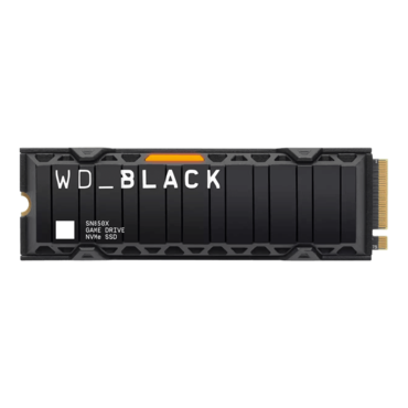 1TB Black SN850X, w/ Heatsink, 7300 / 6300 MB/s, 3D NAND, PCIe NVMe 4.0 x4, M.2 2280 SSD