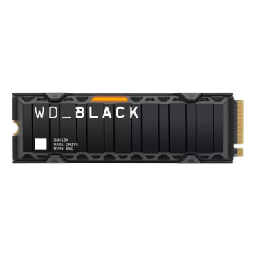 2TB Black SN850X, w/ Heatsink, 7300 / 6600 MB/s, 3D NAND, PCIe NVMe 4.0 x4, M.2 2280 SSD