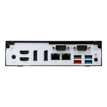 DH670, LGA 1700, 2x DDR4 SO-DIMM, M.2, 2.5&quot; HDD/SSD, 2x COM, 2x HDMI, 2x DP, Slim Embedded PC Barebone
