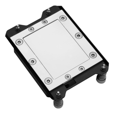 EK-Pro CPU WB sTR Rack - Nickel + Acetal