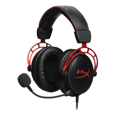 HyperX Cloud Alpha, Wired, Black/Red, Gaming Headset