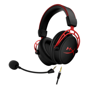 HyperX Cloud Alpha, Wired, Black/Red, Gaming Headset