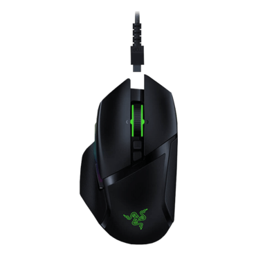 Basilisk Ultimate, 14 RGB Zones, 20000-dpi, Wired/Wireless, Black, Optical Gaming Mouse