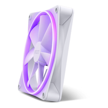 F140 RGB 140mm, White, RGB LEDs, 1800 RPM, 89.48 CFM, 32.5 dBA, Cooling Fan
