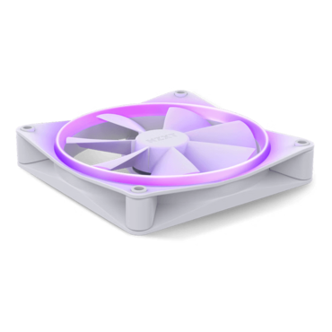 F140 RGB 140mm, White, RGB LEDs, 1800 RPM, 89.48 CFM, 32.5 dBA, Cooling Fan