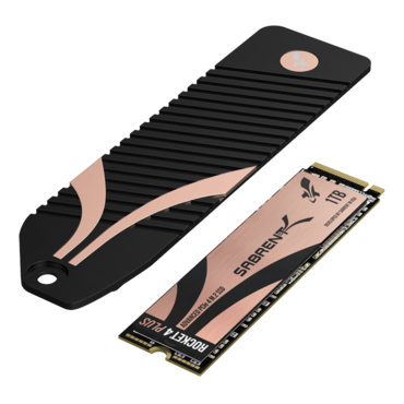 1TB Rocket 4 Plus, w/ Heatsink for Console, 7000 / 5500 MB/s, TLC NAND, PCIe NVMe 4.0 x4, M.2 2280 SSD
