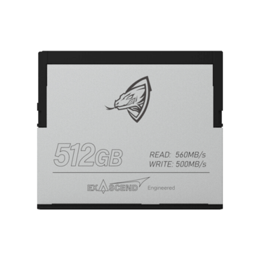 512GB Archon, 560 / 500 MB/s, 3D TLC, SATA 6Gb/s, CFast 2.0 Memory Card
